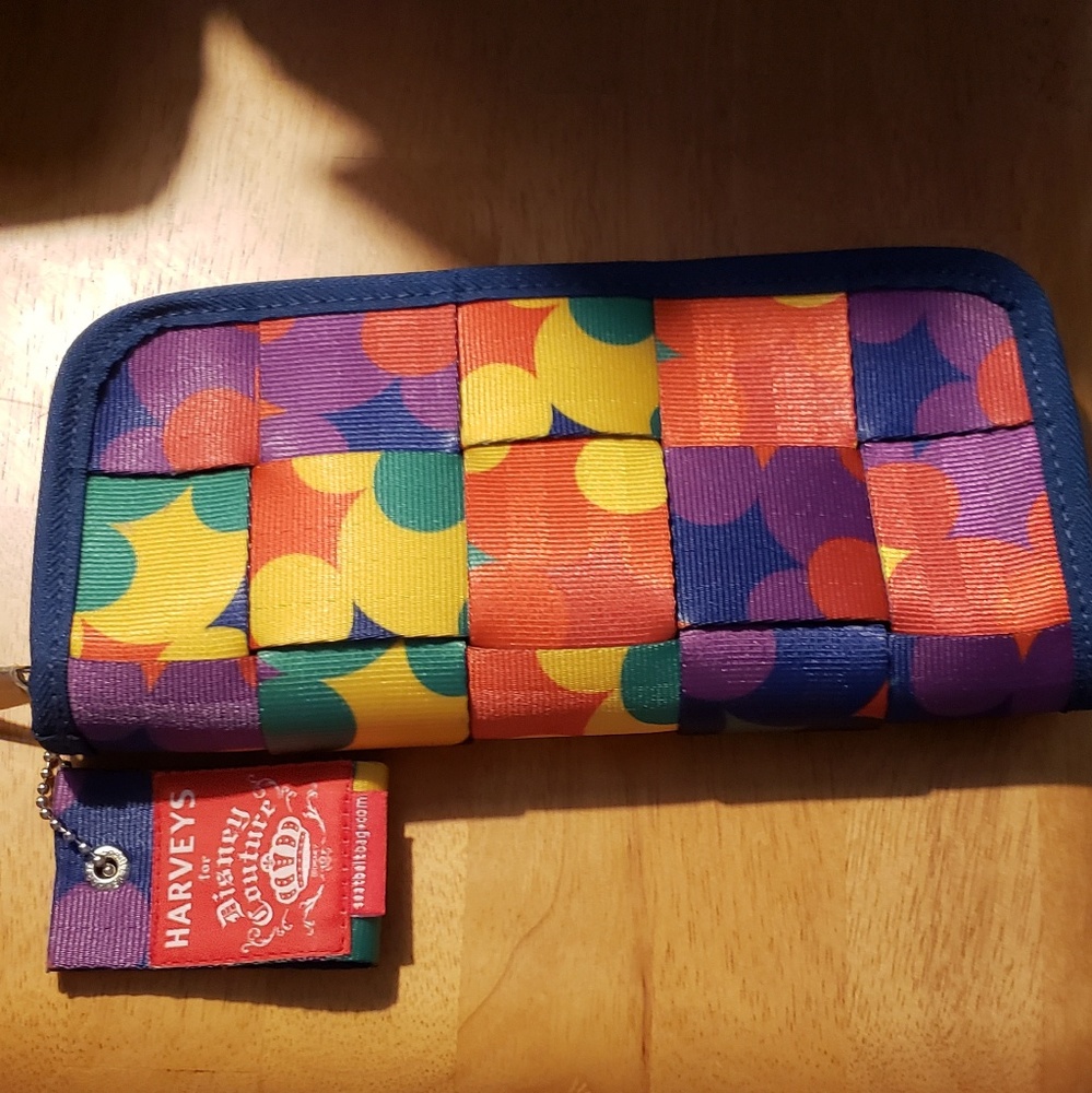 NWT Disney Harvey's Color Block Wallet